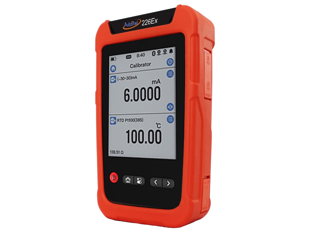 Additel Process Calibrator Additel ADT226Ex - Intrinsically Safe Multifunction Process Calibrator ...