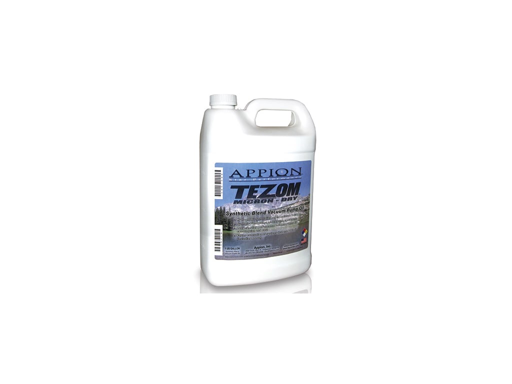 Appion Tzmgln Tezom Oil Gallon Bottle Tequipment