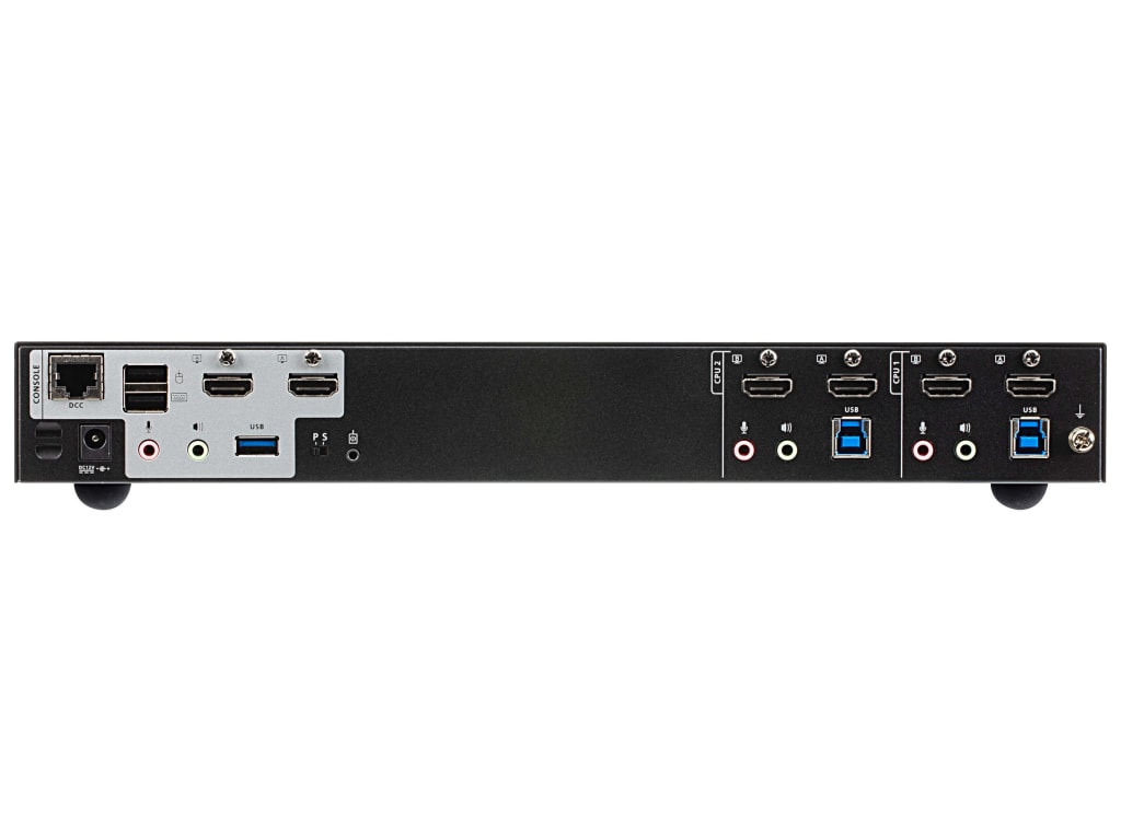 CS1964 Aten 4-Port USB 3.0 4K Triple View DisplayPort KVMP Switch