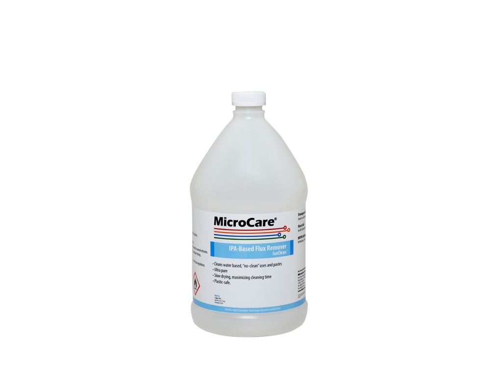 MicroCare MCC-BACJG - IPA Flux Remover, IsoClean (1 Gallon Plastic ...