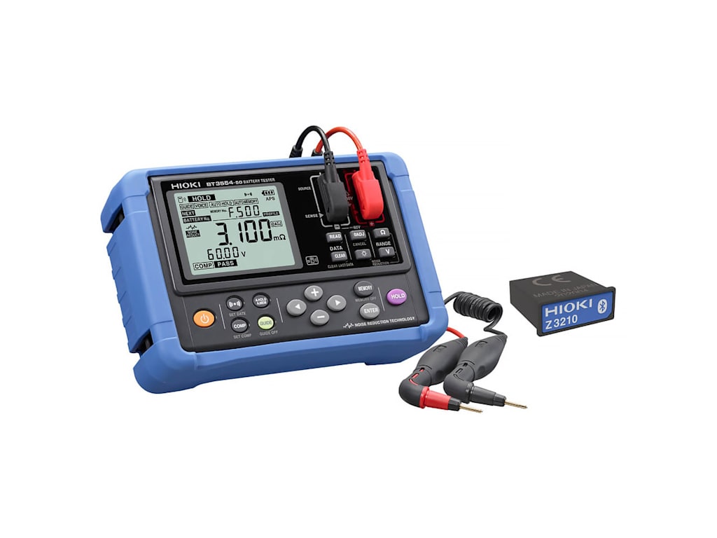 Hioki BT3554-52 Pro KIT - Battery Tester, with Pin Type Lead/Strap