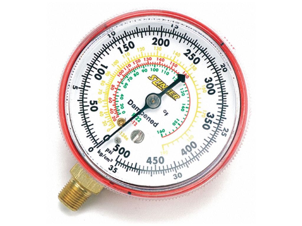 Bacharach 2002-0420 MSG420 Refrigerant Gauge Red Bacharach 2002-0420 MSG420 Refrigerant Gauge Red