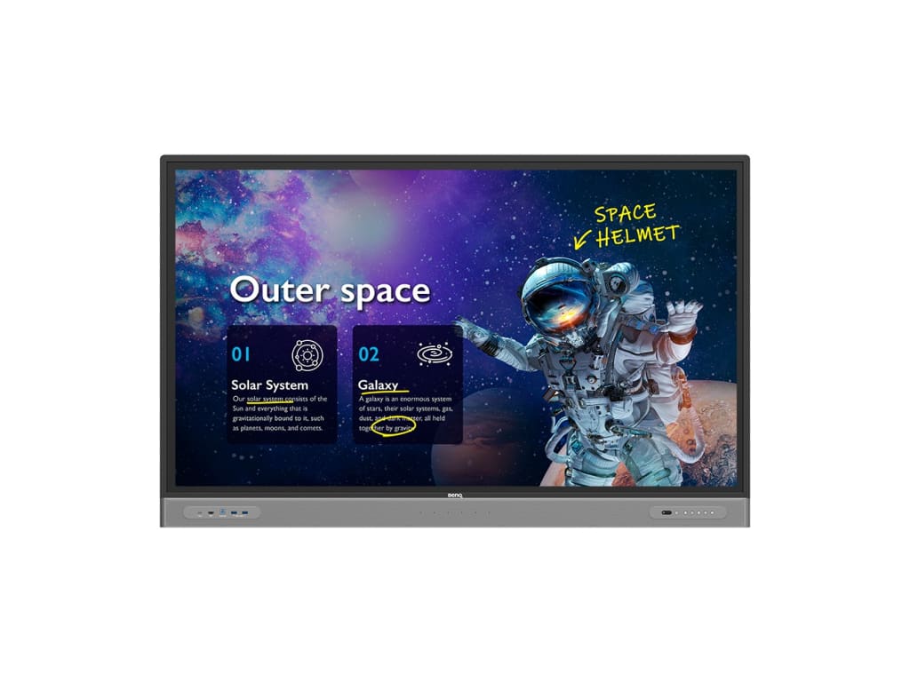 BenQ RM6503 - Interactive Screen, 4K USB-C 40 Touch Points | Touchboards