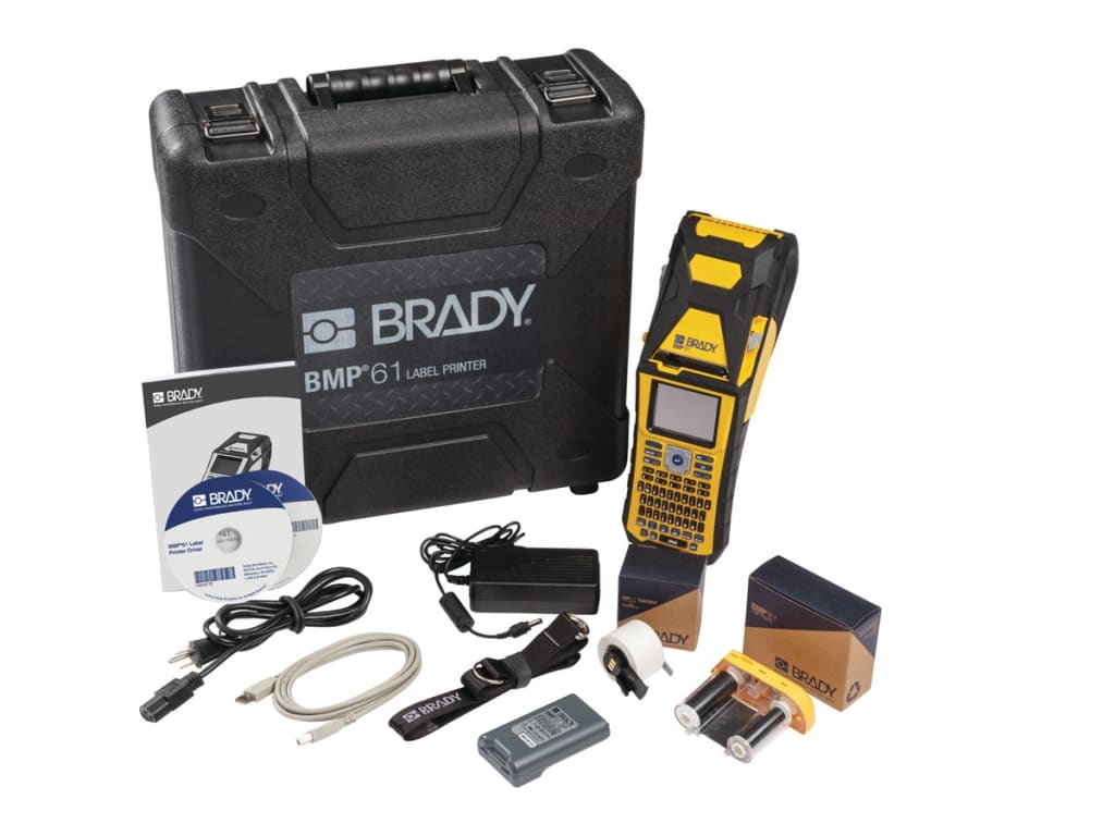 Brady BMP61-W - Label Printer w/ WiFi, USB 2.0 Ports (Type A & B), NIHM ...