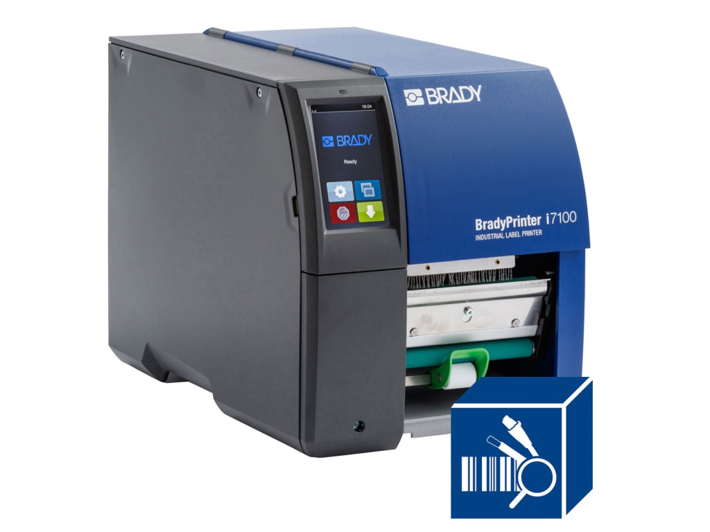 Brady 149045 i7100 300dpi Industrial Label Printer Peel Model, 11.4