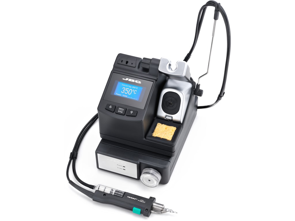 JBC CV-1E - Compact Line, Micro Desoldering Station with Pneumatic Pump