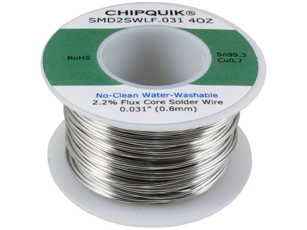 thumbnail image 2 of Chip Quik NC2SWLF.020 0.3OZ - LF Solder Wire Mini Pocket Pack 99.3/0.7... 2 of 11