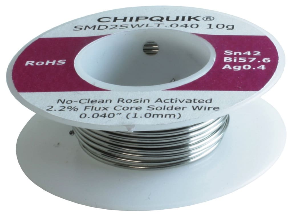 Chip Quik - Solder Wire Sn42/Bi57/Ag1 (Tin/Bismuth/Silver) Lead-Free - View #6