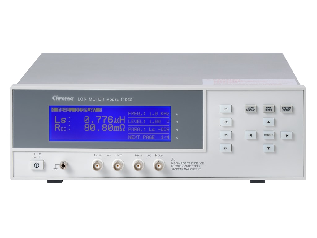 Chroma 11025 LCR / Turn Ratio Meter TEquipment