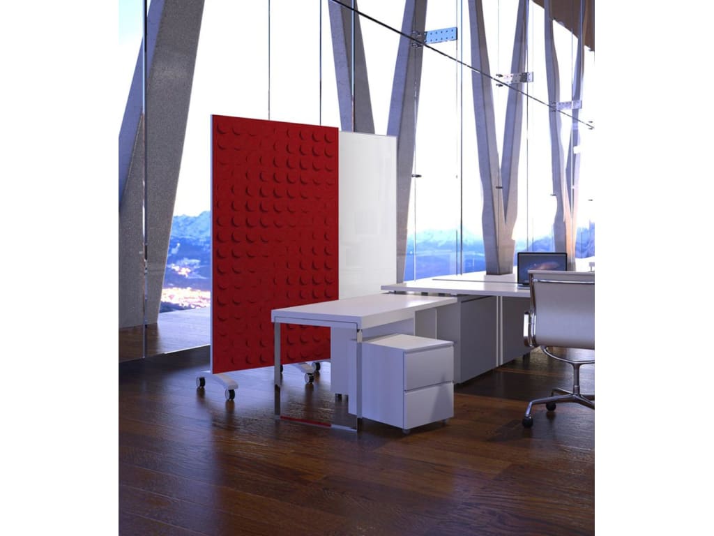 Clarus Go Mobile Acoustic Portable Glass Board And Acoustic Panel On