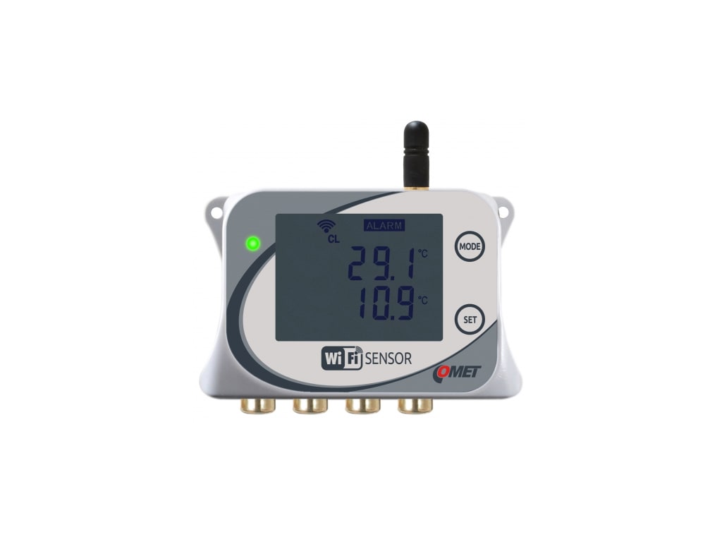 Comet W0741 - WiFi Temperature Sensor for 4 External Pt1000 Probes