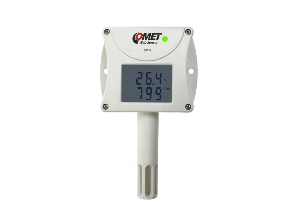 Comet WebSensor - remote CO2 concentration thermometer hygrometer