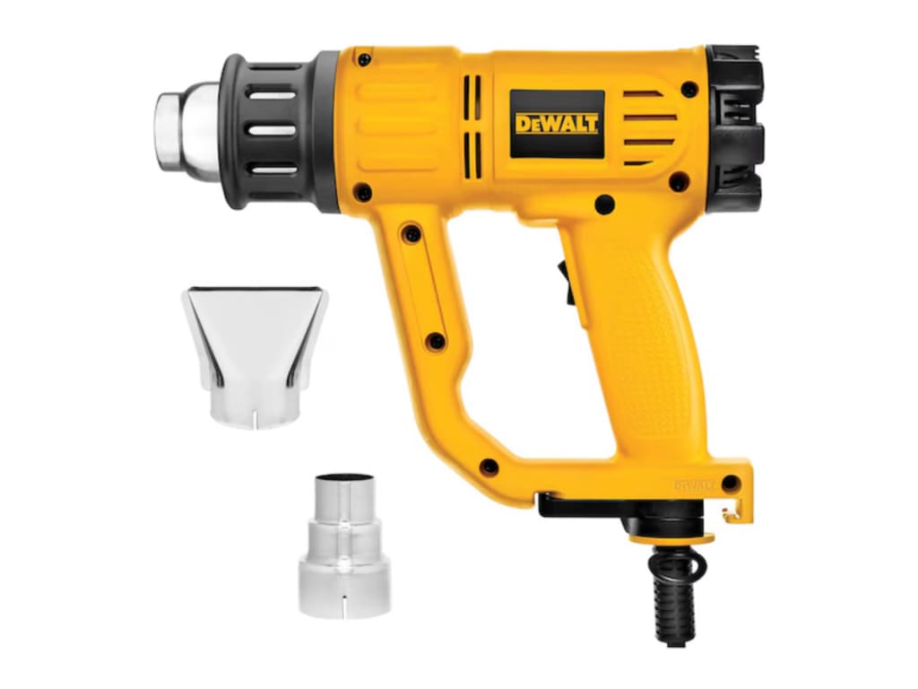 thumbnail image 2 of DEWALT Variable Temperature Heat Gun (D26950) With Kickstand - Lightweight, Compact Tool For Shrink Wrapping, Thawing, Bending 2 of 10