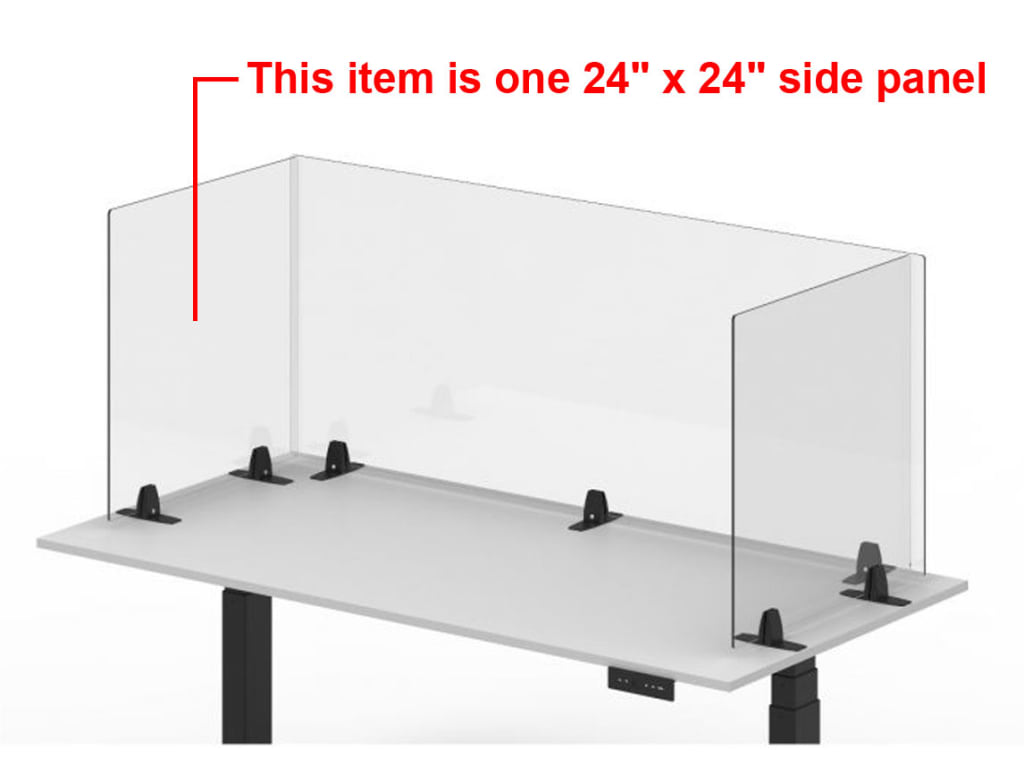 Large 46 W x 24 H Acrylic Divider