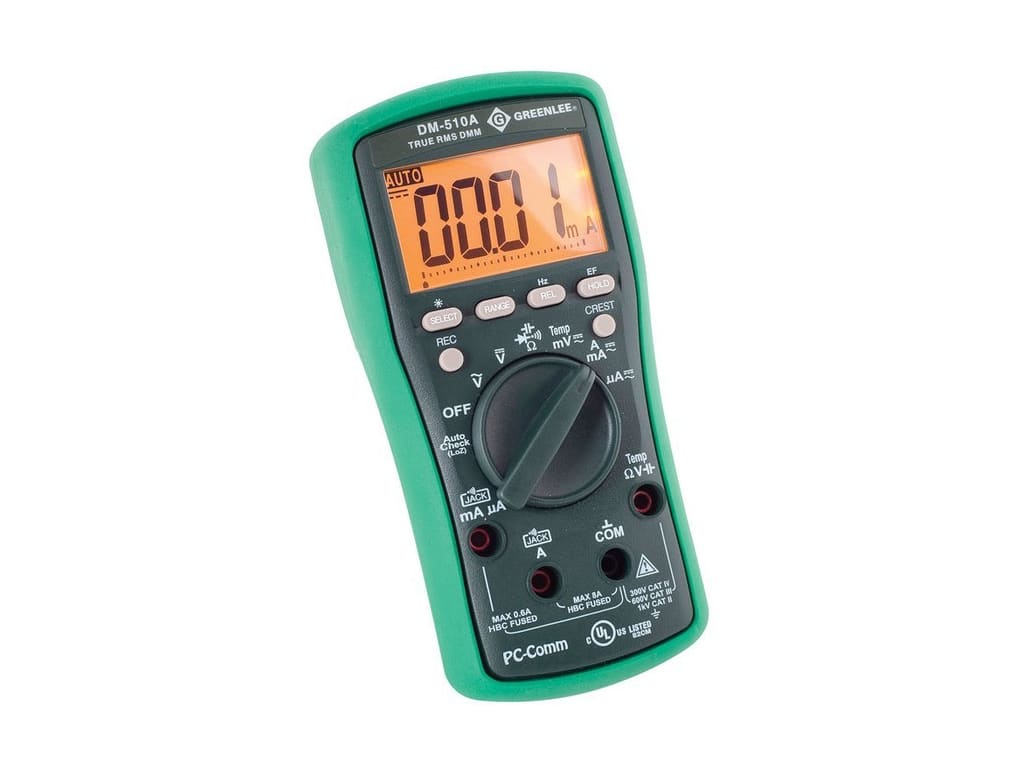 Greenlee DM-860A 500K Counts Digital Multimeter