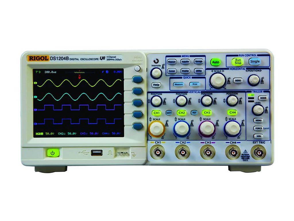 Rigol DS1204B 200 MHz Digital Oscilloscope 4 Channel TEquipment