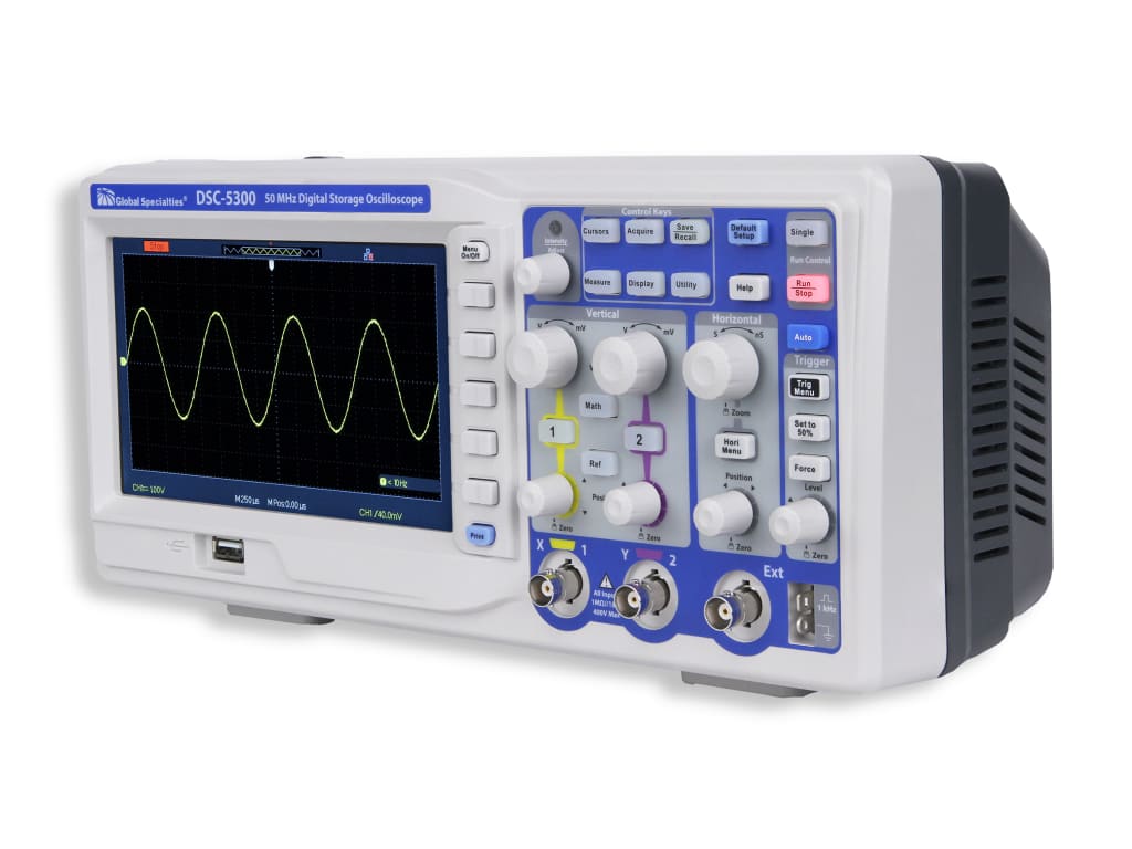 Global Specialties DSC5300 Digital Oscilloscopes Bandwidth 50 Mhz