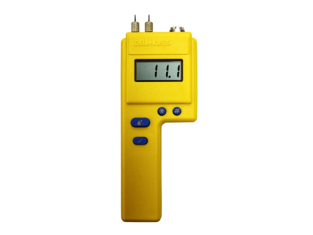 Delmhorst BD-2100/JD/PKG Moisture Meter with 324CAS-0066 Case TEquipment