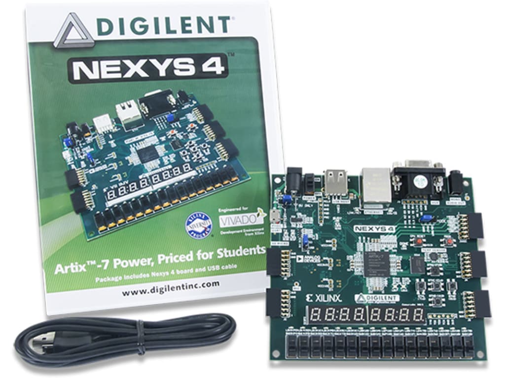 Digilent 410-274 - Nexys 4 Artix-7 FPGA Trainer Board | TEquipment