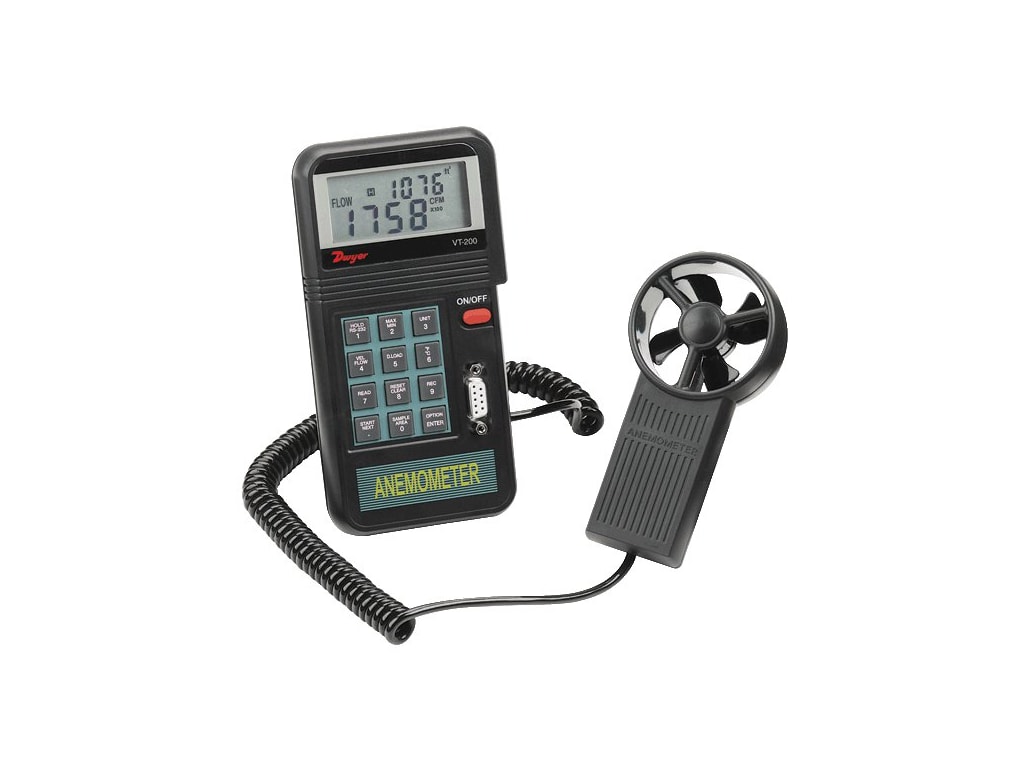 Dwyer VT200 Vane ThermoAnemometer TEquipment