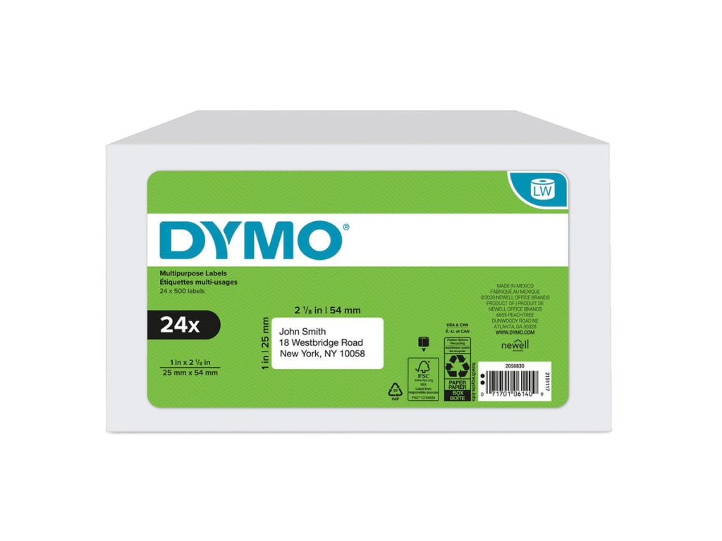 Dymo Compatible 30336 Multipurpose Labels 1 x 2 1/8