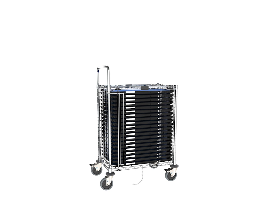 Metro ESD-RS1-20-TRAY3 - ESD Wire Rack Kit, Includes 20 Trays, Reusable ...