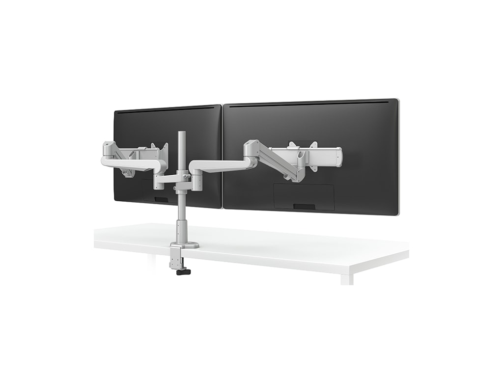 ESI Ergo EVOLVE2-FMS-SLV Dual Monitor Arm, Silver