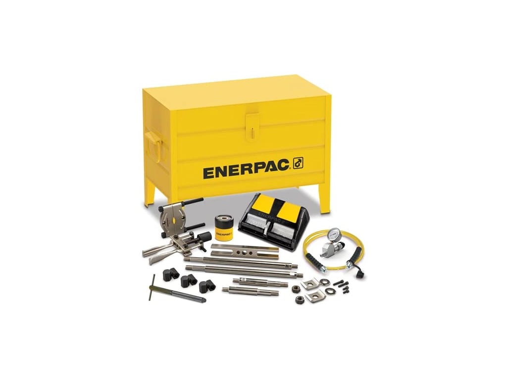 Enerpac BHP162A Hydraulic Cross Bearing Puller Set w/Air Pump, 7 tons
