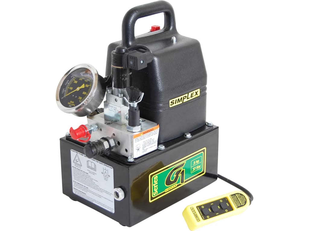 Enerpac G1171T Electric Hydraulic Torque Wrench Pump, 4/2 Solenoid Valve, 1 Gallon Usable Oil