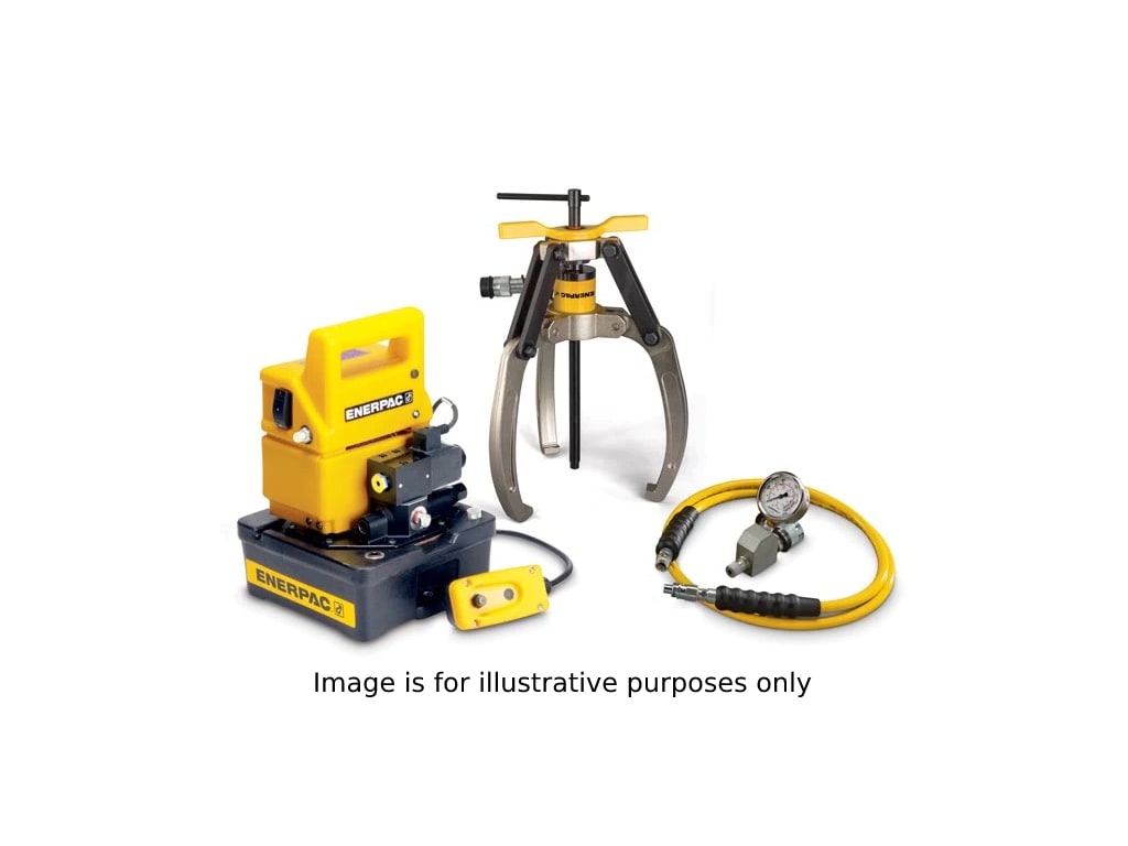 LGHS310H, 10 Ton, 3 Jaw, Hydraulic Lock-Grip Puller Set with Hand Pump