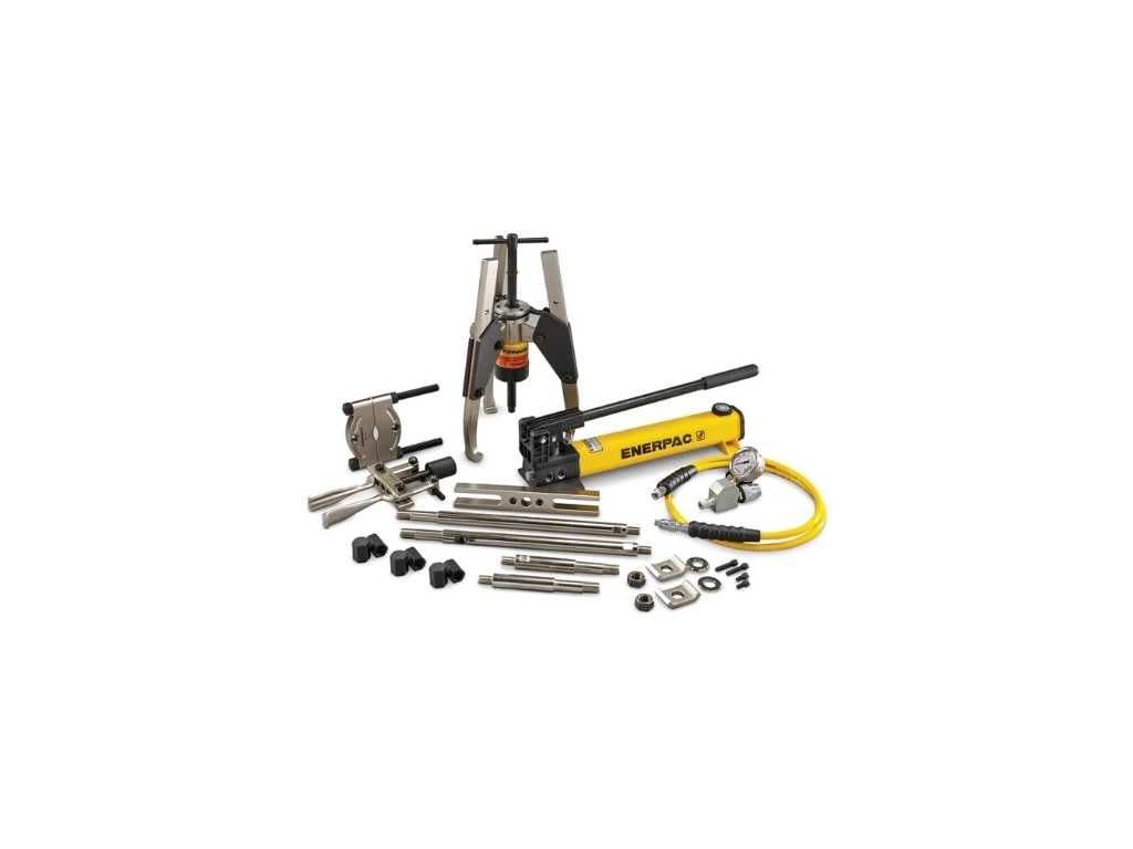 Enerpac MPS14H Hydraulic Sync Grip Master Puller Set w/ Hand Pump, 14 Ton TEquipment