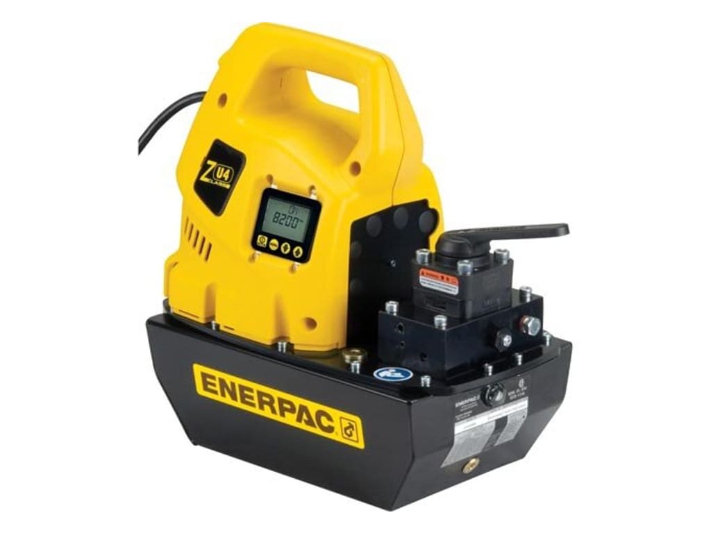 Enerpac ZU4308LB Electric Hydraulic Pump, 3/2 Manual Valve, 115 V, 2.