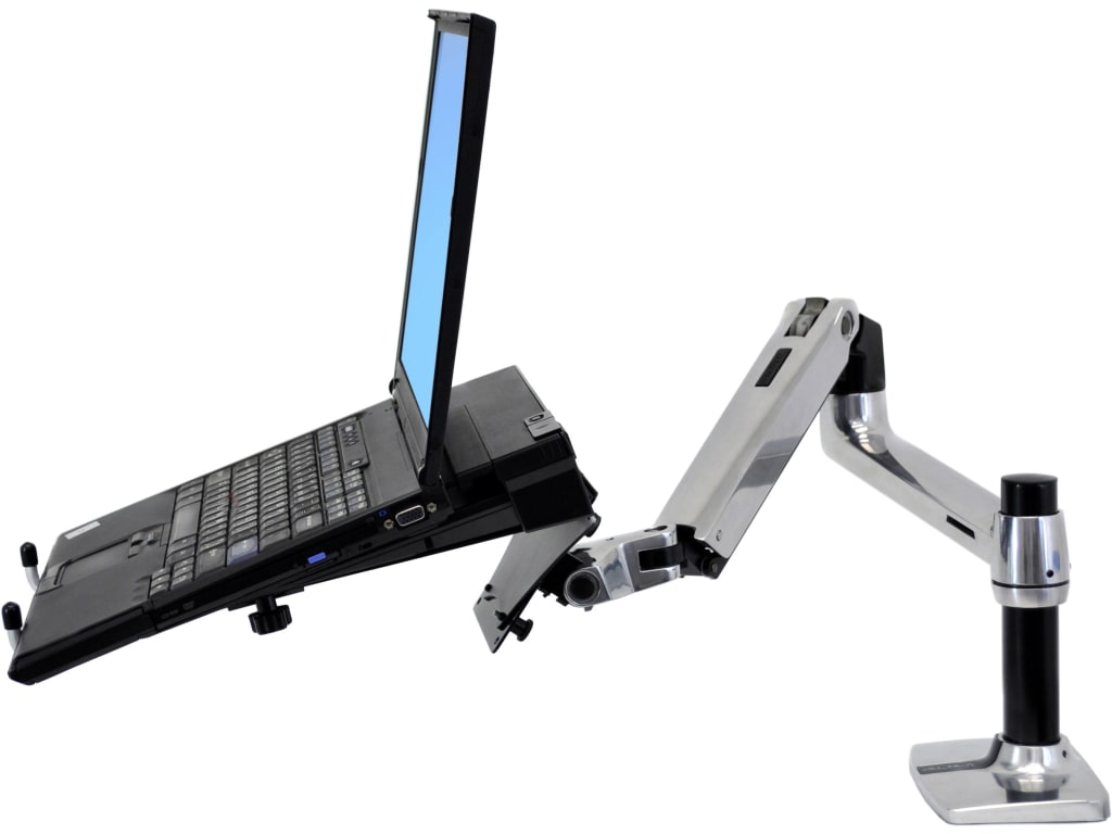  Ergotron – LX Dual Direct Monitor Arm, VESA Desk Mount