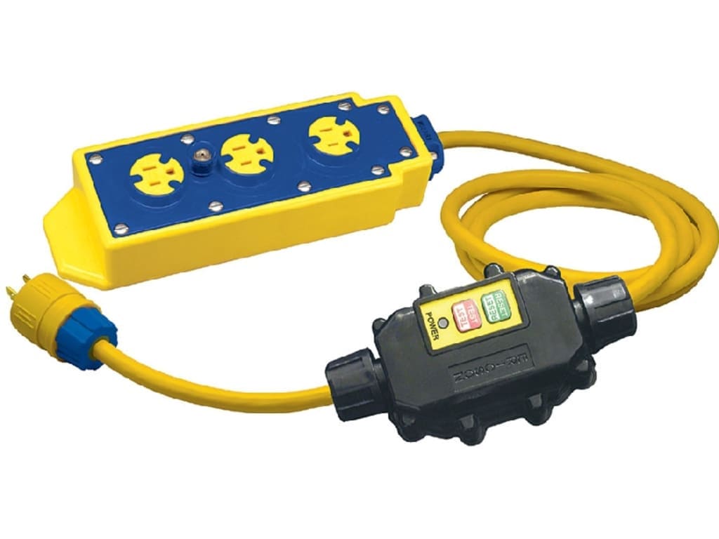 Ericson 7000254GF TriTap Outlet Box with GFCI Protection Ericson