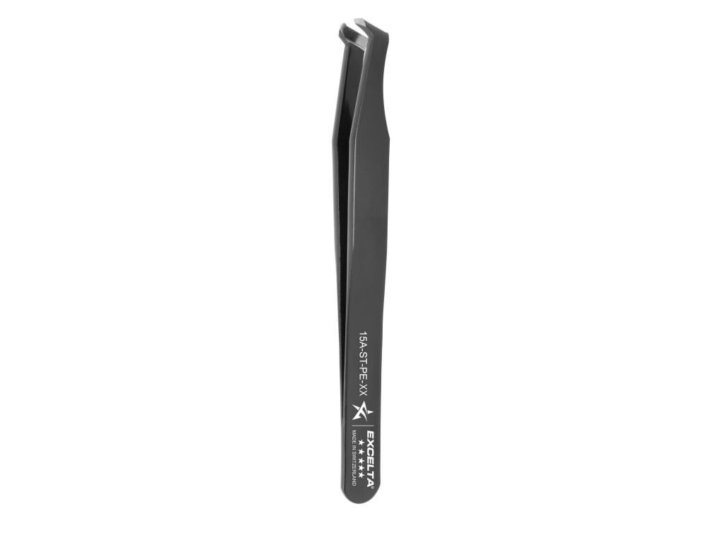 Excelta 15ASTPE42 Wire Stripping Tweezers, 110 Deg, 5Star, 42 AWG