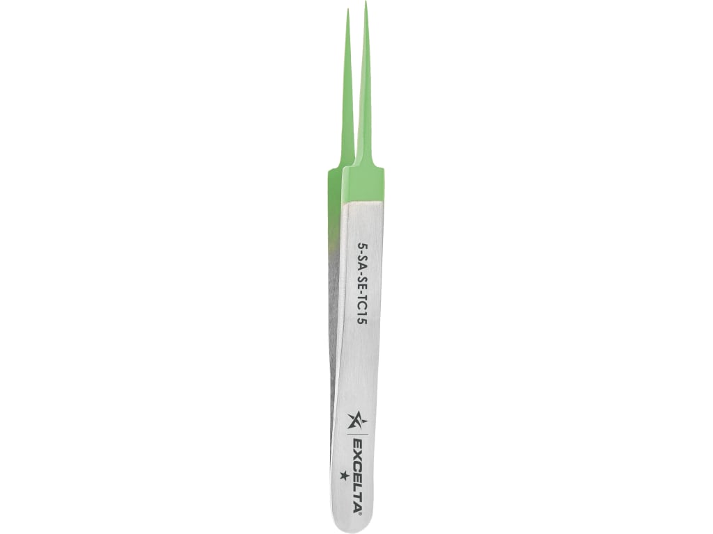 Teflon Coated Bent Tip Tweezers