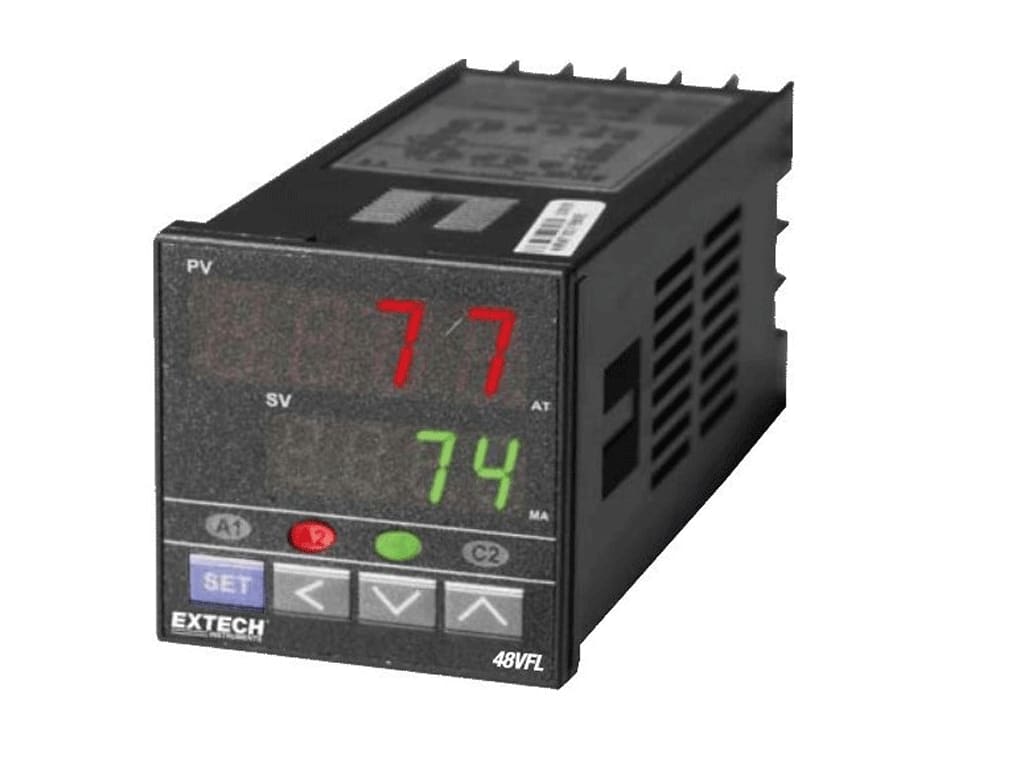 Extech 48VFL13 1/16 DIN Temperature PID Controller with 4-20mA Output ...