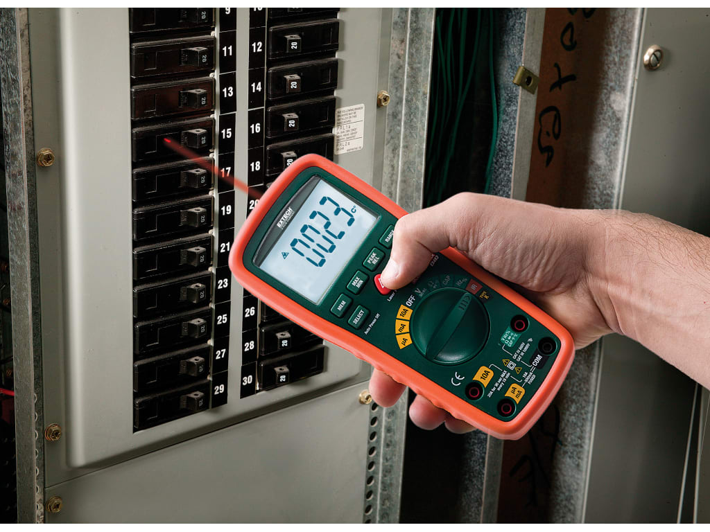 Extech EX570 12 Function True RMS Industrial MultiMeter with IR