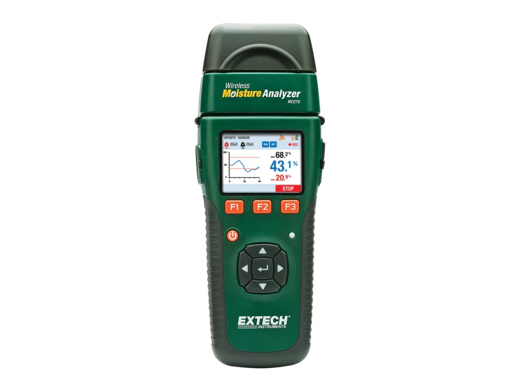 Extech MO270 Moisture Meter Wireless Combination Pin/Pinless