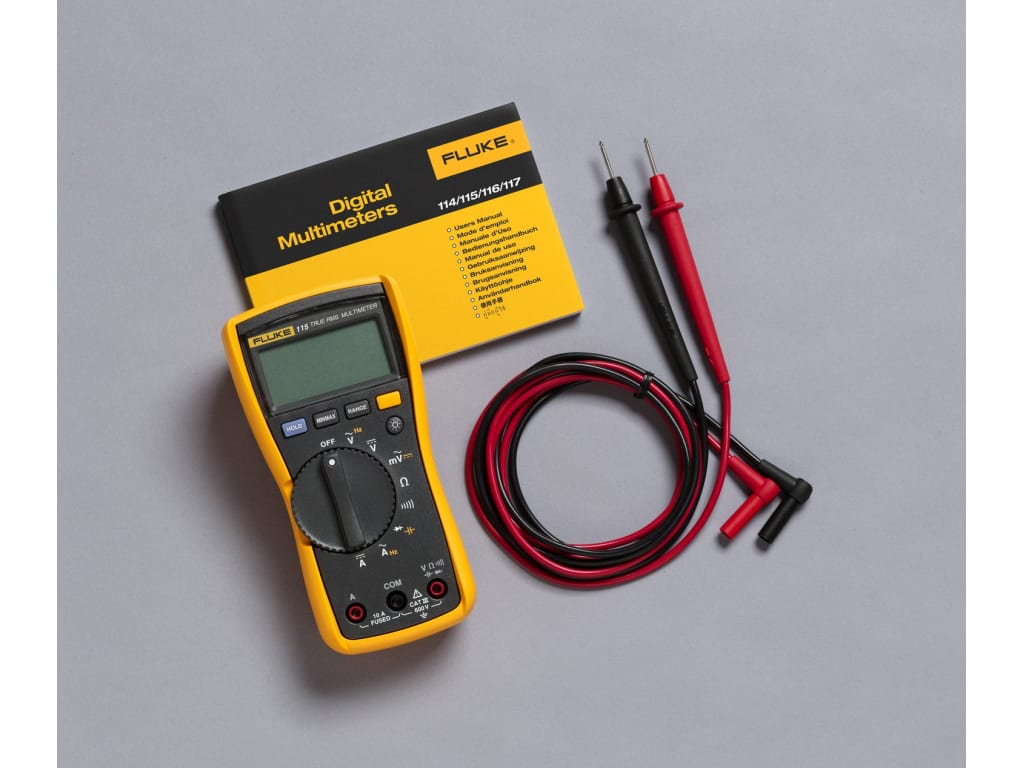 Demonstrating the Fluke 115 Digital Multimeter - Mahwah Campus 