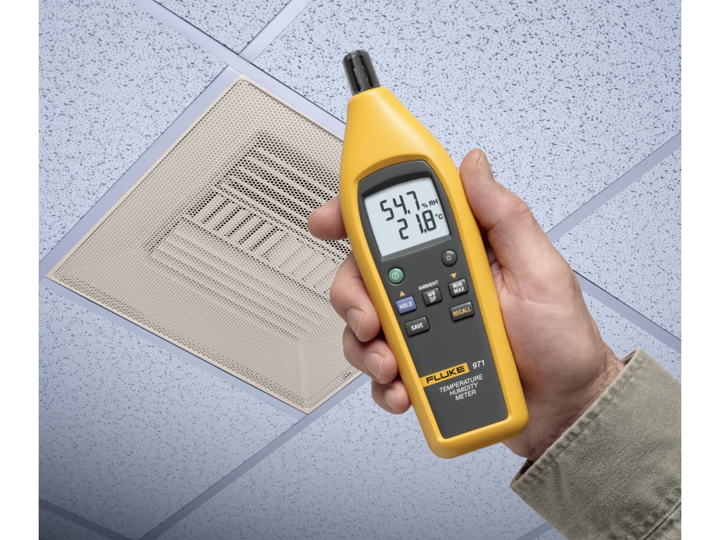 Fluke 971-NIST Dual Display Temperature Humidity Meter