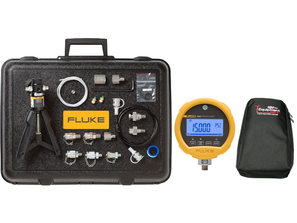 Fluke 300 PSIG PUMP TEST KIT 700G27 Precision Digital Pressure Gauge