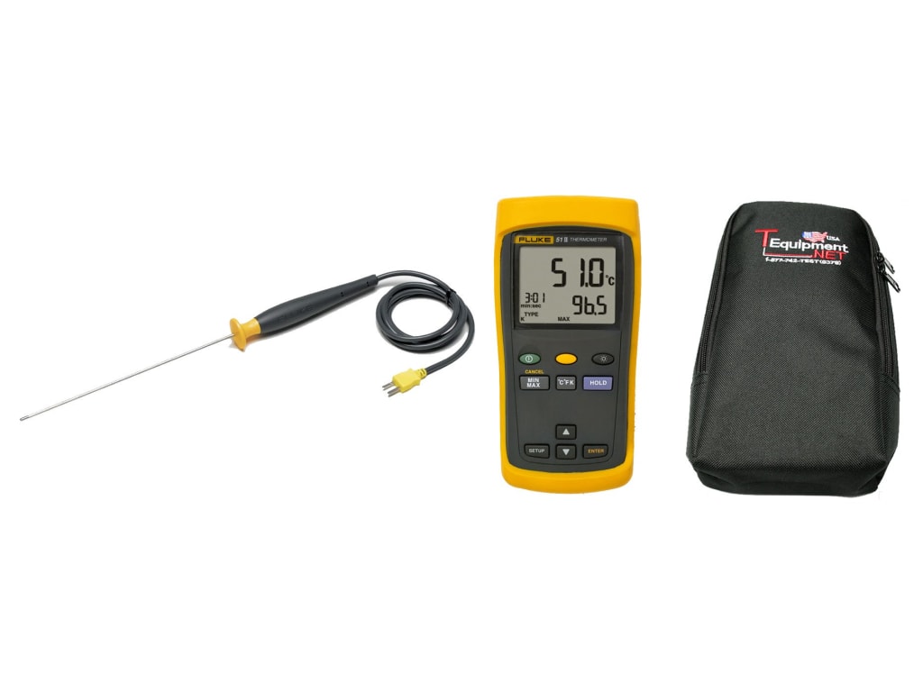 Fluke 51-2 LAB KIT 51-2 Single Input Thermometer with 80PK-22