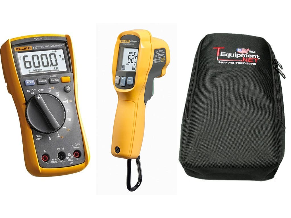 Fluke 117-62 MAX+ KIT 117 Electrician True RMS Multimeter with 62