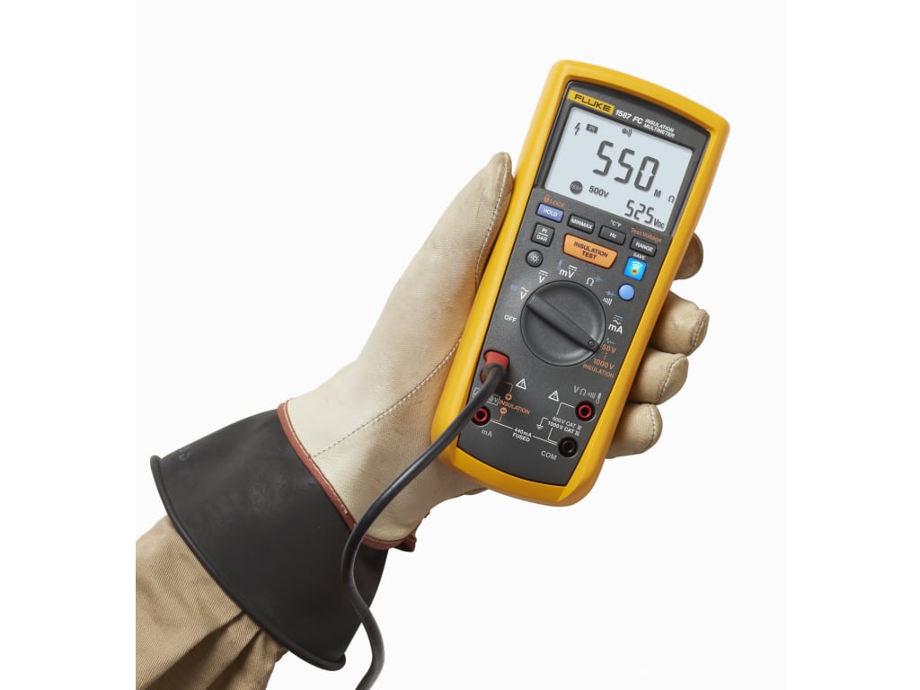 Fluke 1587 FCNIST 2 in 1 Insulation Tester / Multimeter; Includes