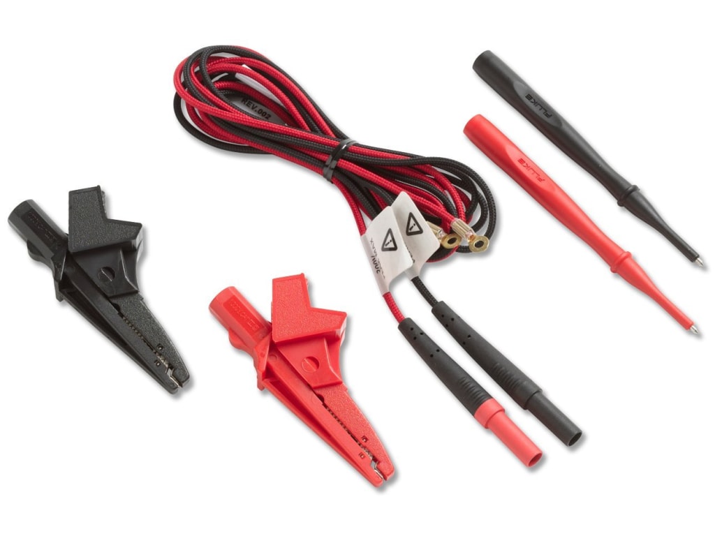 Fluke Networks P4480TNT TS52/44/42 Replacement Line Cord with 4mm