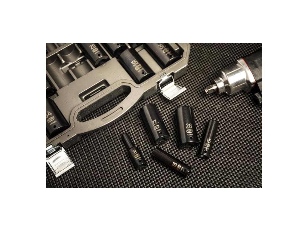Milwaukee 49-66-7016 29PC SHOCKWAVE Impact Duty 1/2\ Drive SAE & Metric Deep 6 Point Socket Set... Milwaukee 49-66-7016 29PC SHOCKWAVE Impact Duty 1/2\ Drive SAE & Metric Deep 6 Point Socket Set...