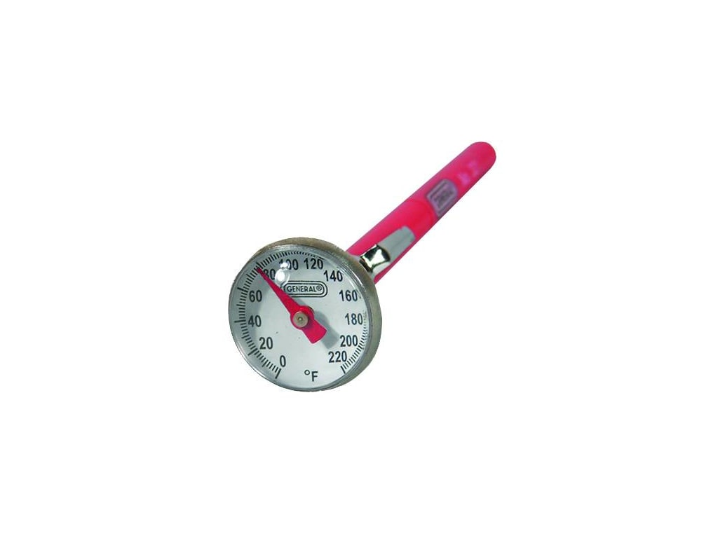 Wizard Kenia puur General 321 - Analog Pocket Stem Thermometer with Magnifying Lens, 0°F to  200°F Range | ProcessControlExperts