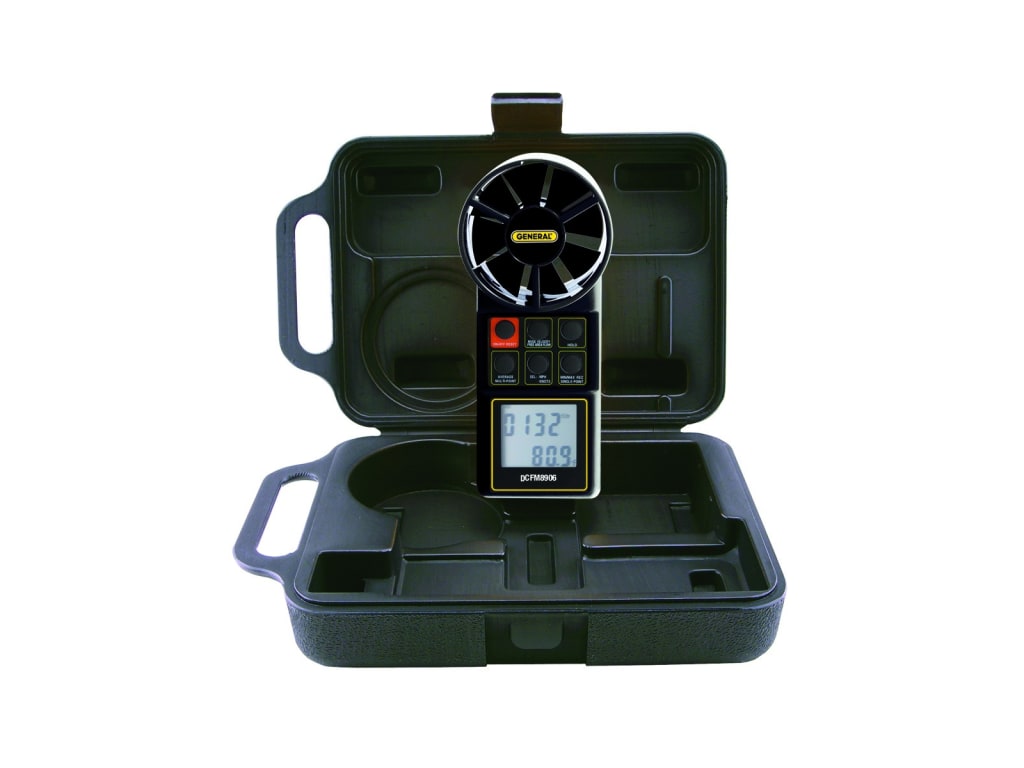 digital cfm airflow meter