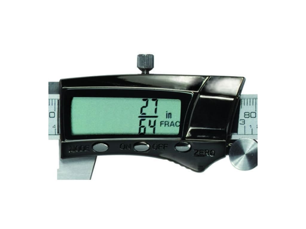 General Tools 147 - 6'' Digital Fractional Caliper with Extra